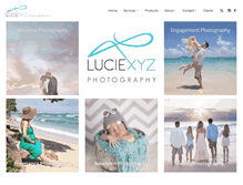 Tablet Screenshot of luciexyz.com